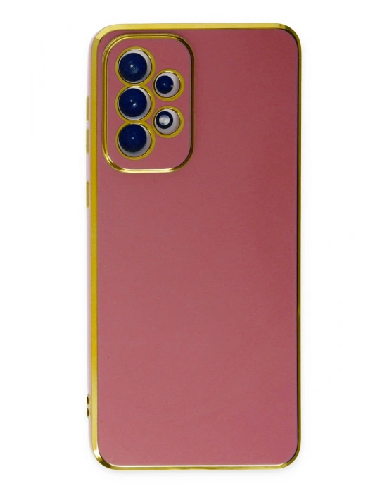 Newface Samsung Galaxy A53 5G Kılıf Volet Silikon - Kırmızı