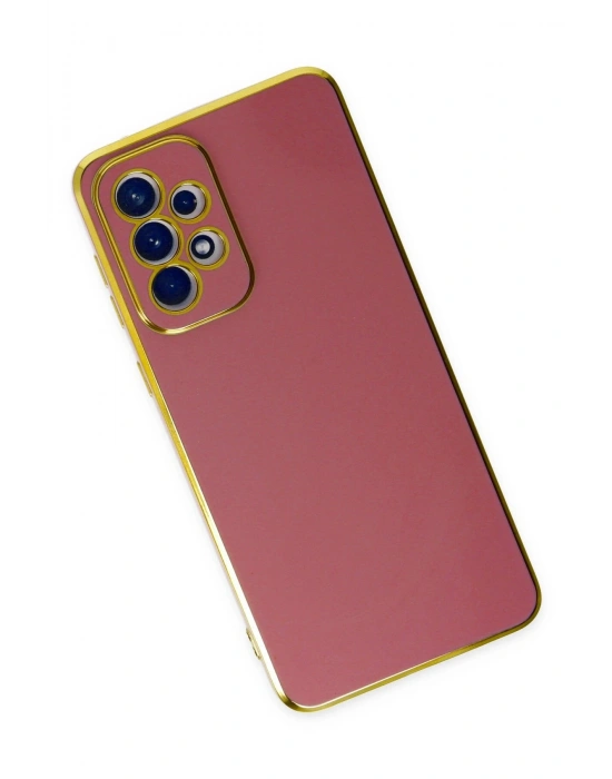 Newface Samsung Galaxy A53 5G Kılıf Volet Silikon - Kırmızı