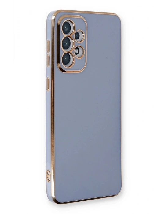 Newface Samsung Galaxy A53 5G Kılıf Volet Silikon - Mavi