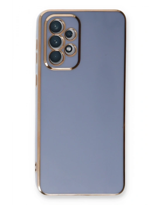 Newface Samsung Galaxy A53 5G Kılıf Volet Silikon - Mavi