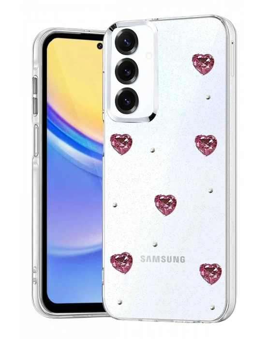 Newface Samsung Galaxy A54 5G Fiyonk Desenli Kapak - Desen 3
