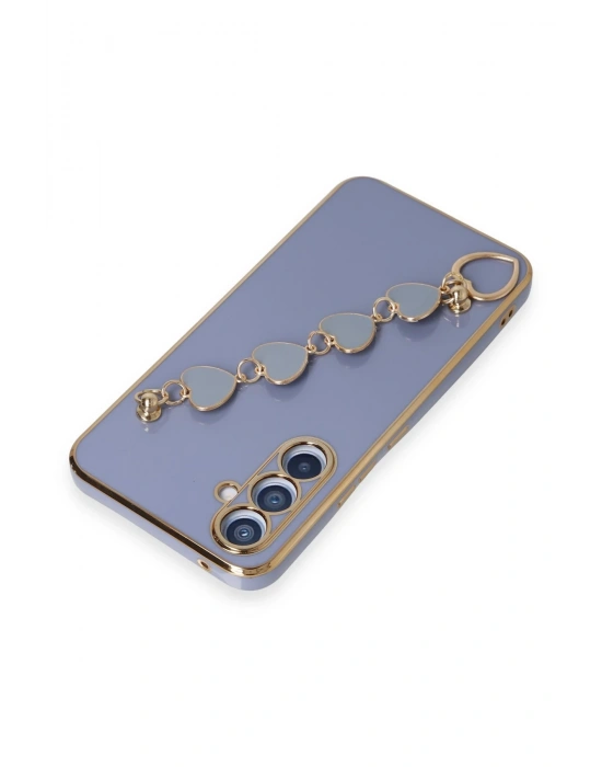 Newface Samsung Galaxy A54 5G Kılıf Esila Silikon - Gri