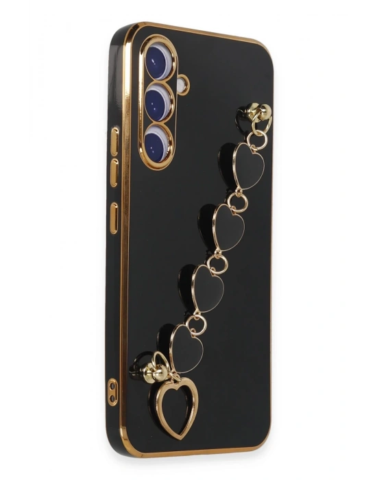 Newface Samsung Galaxy A54 5G Kılıf Esila Silikon - Siyah