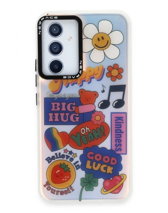 Newface Samsung Galaxy A54 5G Kılıf Estoril Desenli Kapak - Estoril - 15