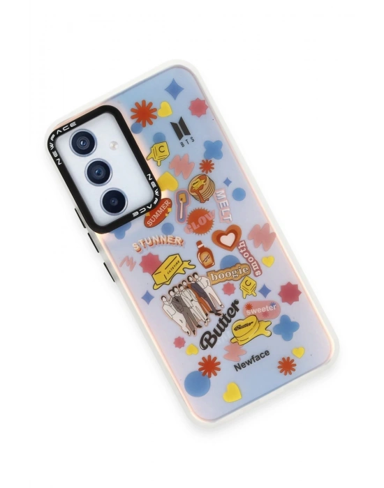 Newface Samsung Galaxy A54 5G Kılıf Estoril Desenli Kapak - Estoril - 16