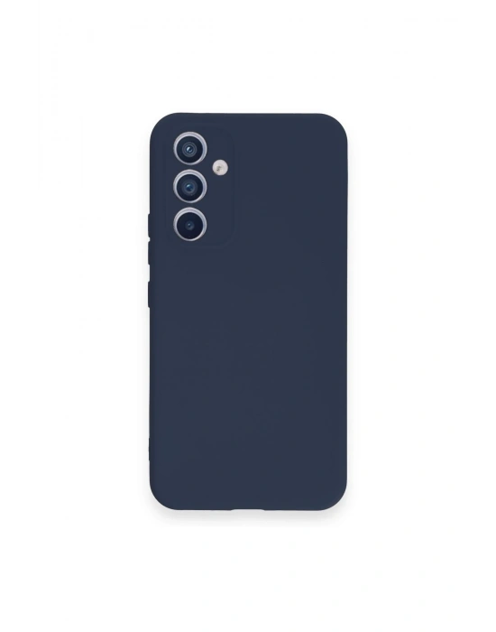 Newface Samsung Galaxy A54 5G Kılıf Nano içi Kadife Silikon - Lacivert
