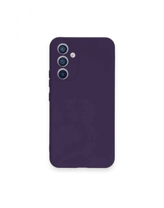 Newface Samsung Galaxy A54 5G Kılıf Nano içi Kadife Silikon - Mor