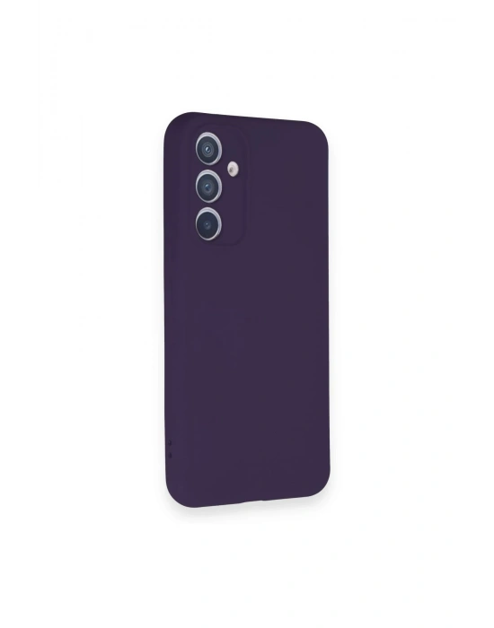 Newface Samsung Galaxy A54 5G Kılıf Nano içi Kadife Silikon - Mor