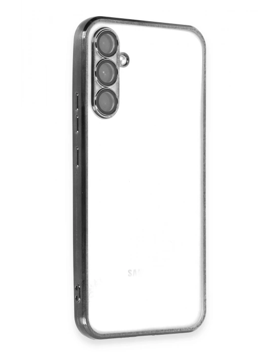 Newface Samsung Galaxy A54 5G Kılıf Razer Lensli Silikon - Siyah