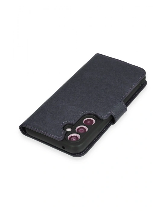 Newface Samsung Galaxy A54 5G Kılıf Trend S Plus Kapaklı Kılıf - Lacivert