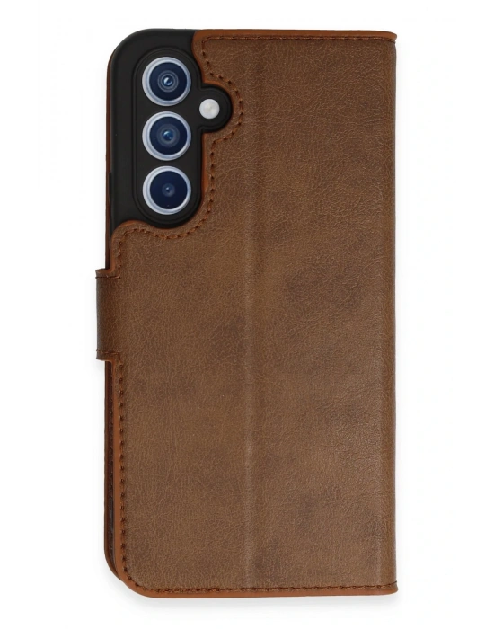 Newface Samsung Galaxy A54 5G Kılıf Trend S Plus Kapaklı Kılıf - Taba