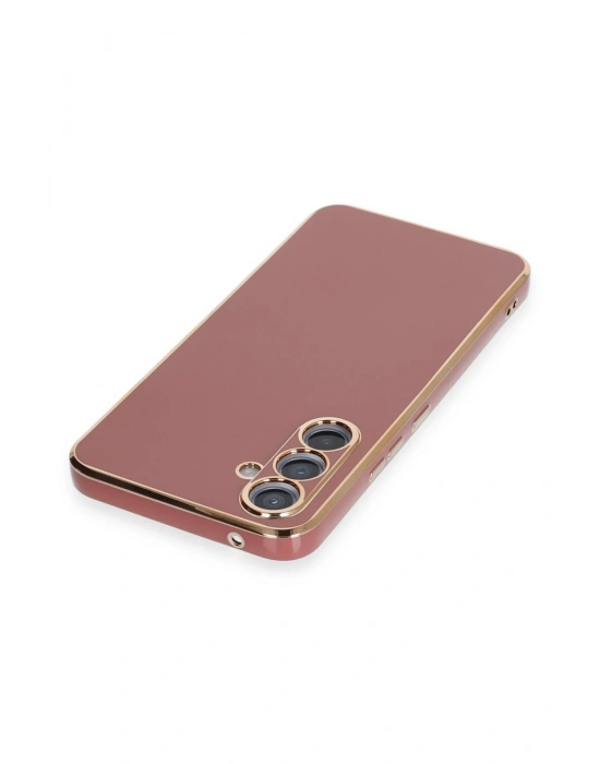 Newface Samsung Galaxy A54 5G Kılıf Volet Silikon - Kırmızı