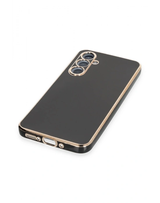 Newface Samsung Galaxy A54 5G Kılıf Volet Silikon - Siyah