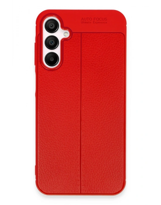 Newface Samsung Galaxy A55 5G Kılıf Auto Focus Kapak - Kırmızı