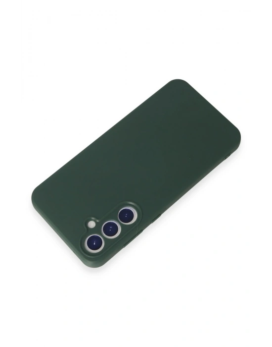 Newface Samsung Galaxy A55 5G Kılıf First Silikon - Koyu Yeşil