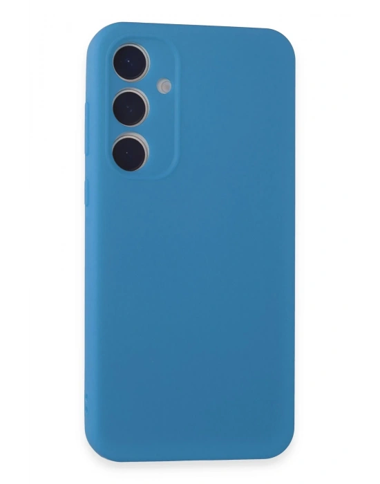 Newface Samsung Galaxy A55 5G Kılıf First Silikon - Mavi