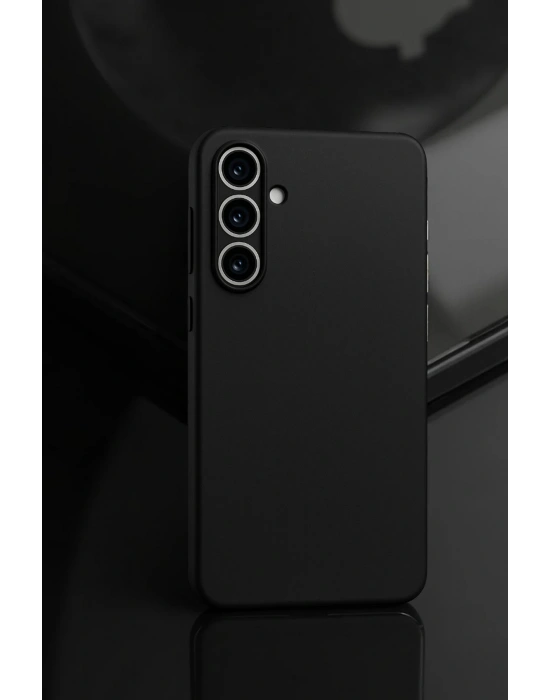 Newface Samsung Galaxy A55 5G Kılıf First Silikon - Siyah