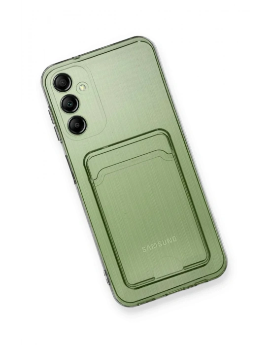 Newface Samsung Galaxy A55 5G Kılıf Kart Şeffaf Silikon - Şeffaf