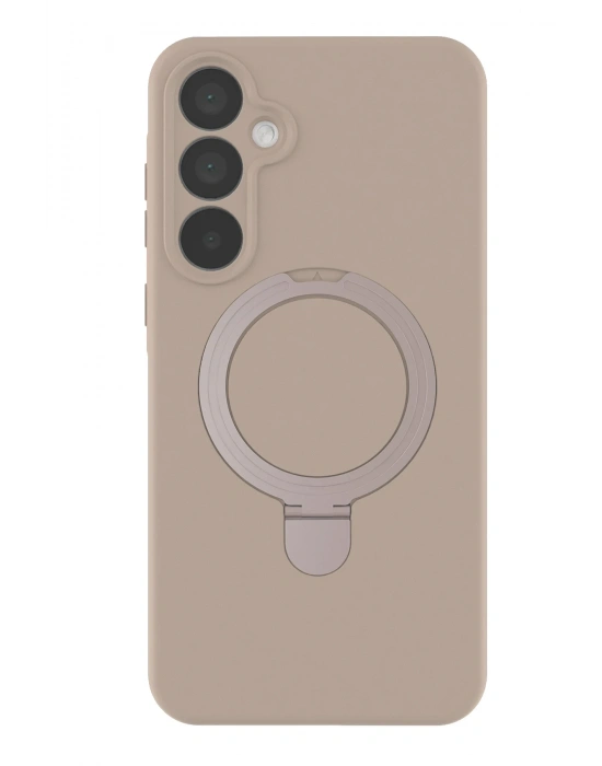 Newface Samsung Galaxy A55 5G Regal Magsafe Standlı Kapak - Çöl Titanyum