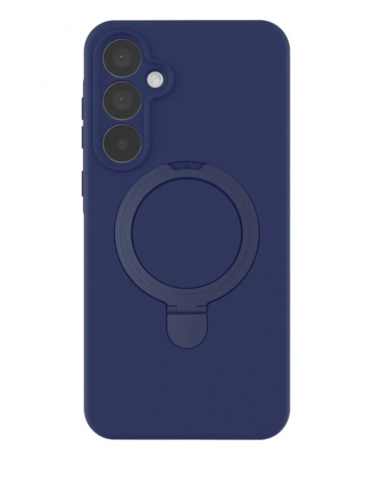 Newface Samsung Galaxy A55 5G Regal Magsafe Standlı Kapak - Lacivert