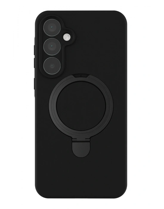 Newface Samsung Galaxy A55 5G Regal Magsafe Standlı Kapak - Siyah