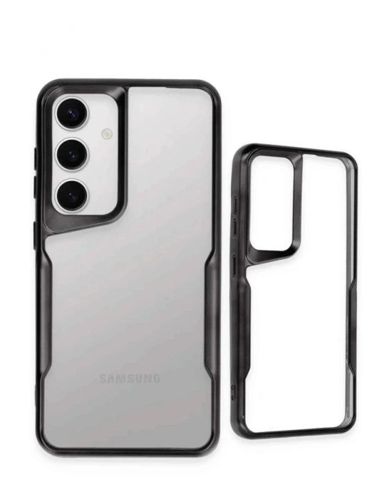 Newface Samsung Galaxy A56 Kılıf Boyi Silikon Kapak - Siyah