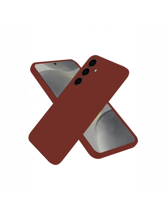 Newface Samsung Galaxy A56 Kılıf First Silikon - Bordo