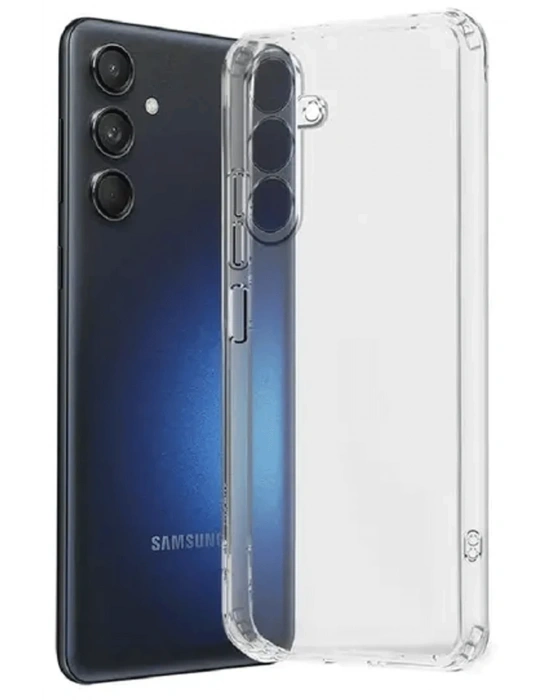 Newface Samsung Galaxy A56 Kılıf Lüx Şeffaf Silikon