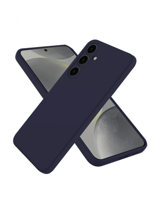 Newface Samsung Galaxy A56 Kılıf Nano içi Kadife Silikon - Lacivert