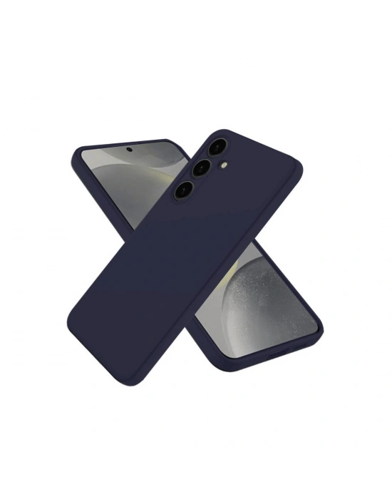 Newface Samsung Galaxy A56 Kılıf Nano içi Kadife Silikon - Lacivert