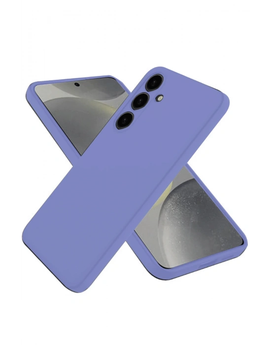 Newface Samsung Galaxy A56 Kılıf Nano içi Kadife Silikon - Lila