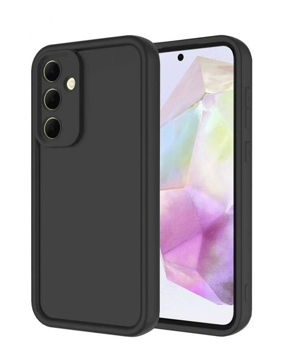 Newface Samsung Galaxy A56 Kılıf Viera Silikon - Siyah