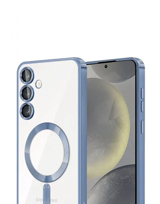 Newface Samsung Galaxy A56 Kross Magneticsafe Kapak - Sierra Blue