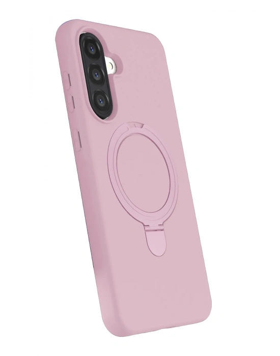 Newface Samsung Galaxy A56 Regal Magsafe Standlı Kapak - Açık Pembe