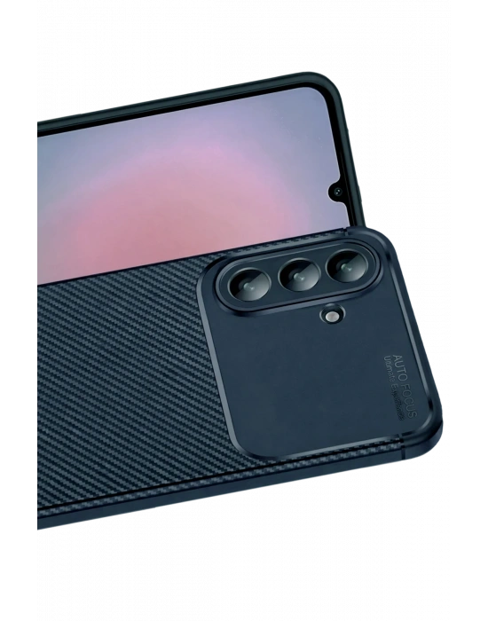 Newface Samsung Galaxy A57 5G Auto Focus Karbon Kapak - Lacivert