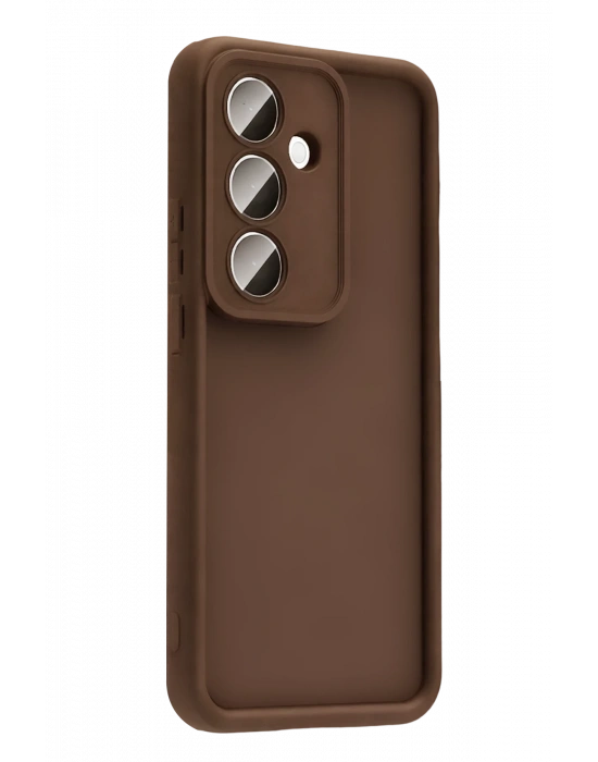 Newface Samsung Galaxy A57 5G Viera Silikon - Kahverengi