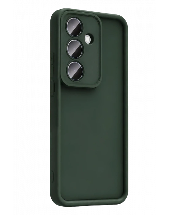 Newface Samsung Galaxy A57 5G Viera Silikon - Koyu Yeşil