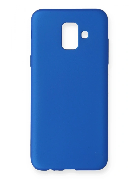 Newface Samsung Galaxy A6 2018 Kılıf First Silikon - Mavi