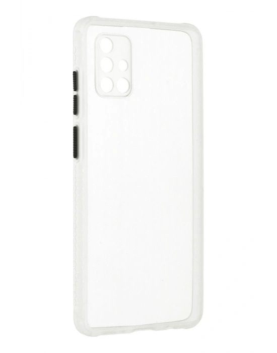 Newface Samsung Galaxy A71 Kılıf Miami Şeffaf Silikon - Şeffaf