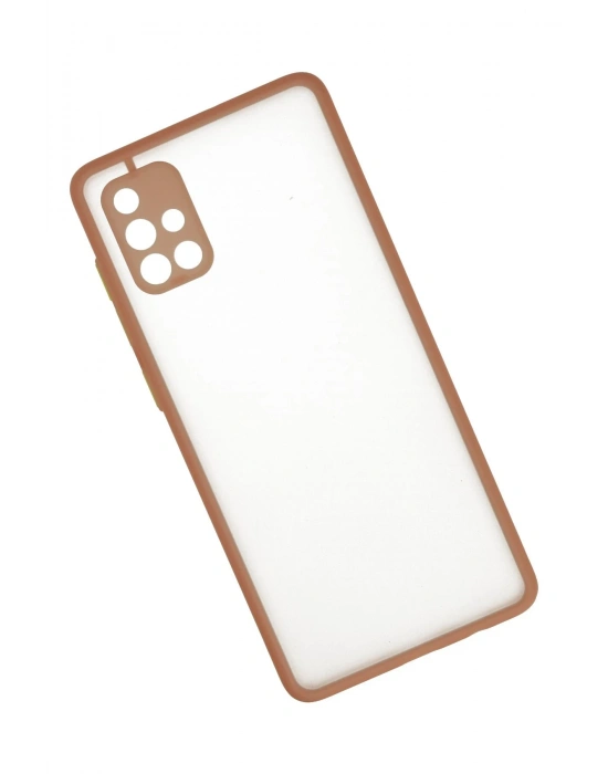 Newface Samsung Galaxy A71 Kılıf Montreal Silikon Kapak - Pembe