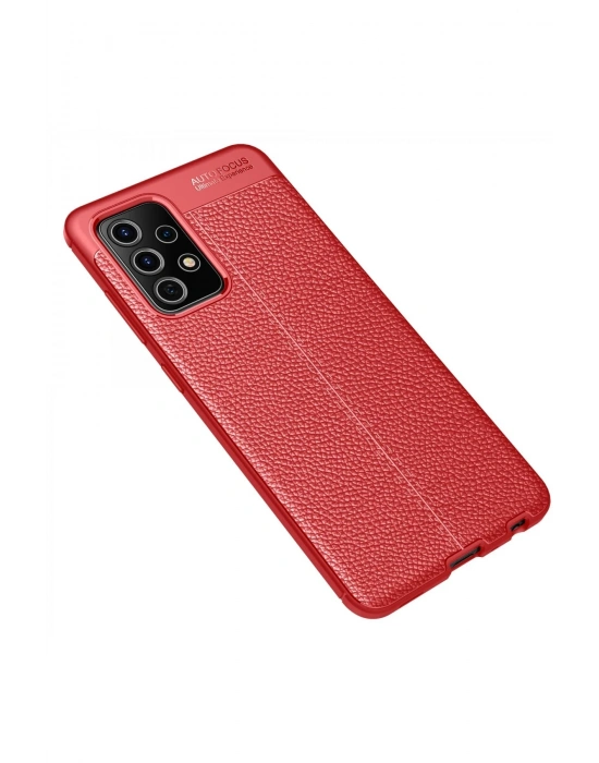 Newface Samsung Galaxy A72 Kılıf Auto Focus Kapak - Kırmızı