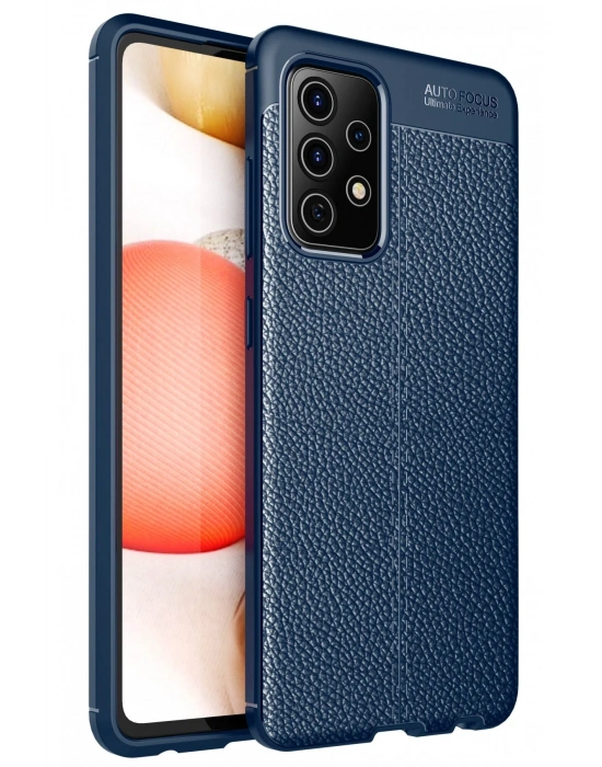 Newface Samsung Galaxy A72 Kılıf Auto Focus Kapak - Lacivert