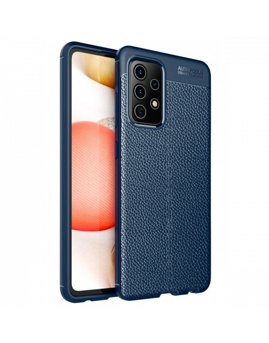 Newface Samsung Galaxy A72 Kılıf Auto Focus Kapak - Lacivert