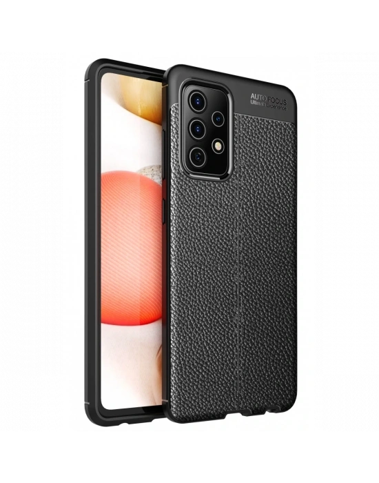 Newface Samsung Galaxy A72 Kılıf Auto Focus Kapak - Siyah