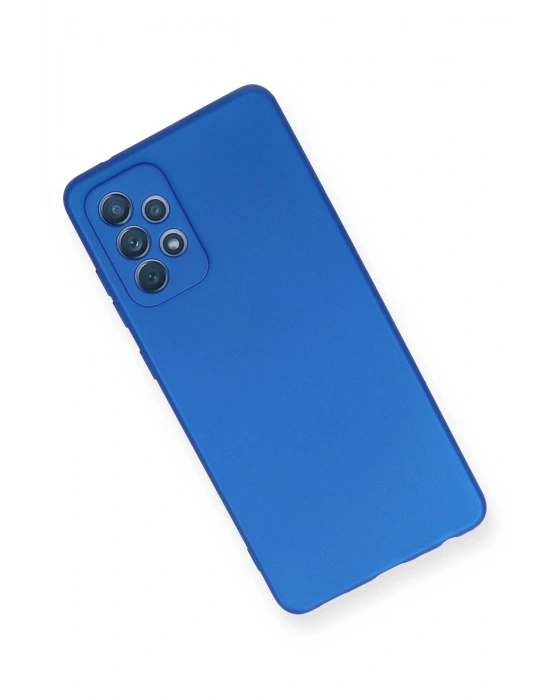 Newface Samsung Galaxy A72 Kılıf First Silikon - Mavi