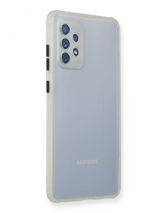 Newface Samsung Galaxy A72 Kılıf Miami Şeffaf Silikon - Şeffaf