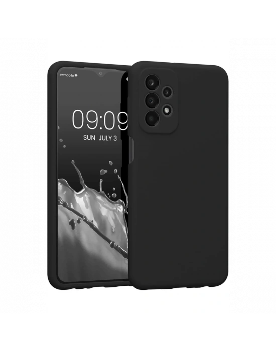 Newface Samsung Galaxy A73 5G Kılıf First Silikon - Siyah