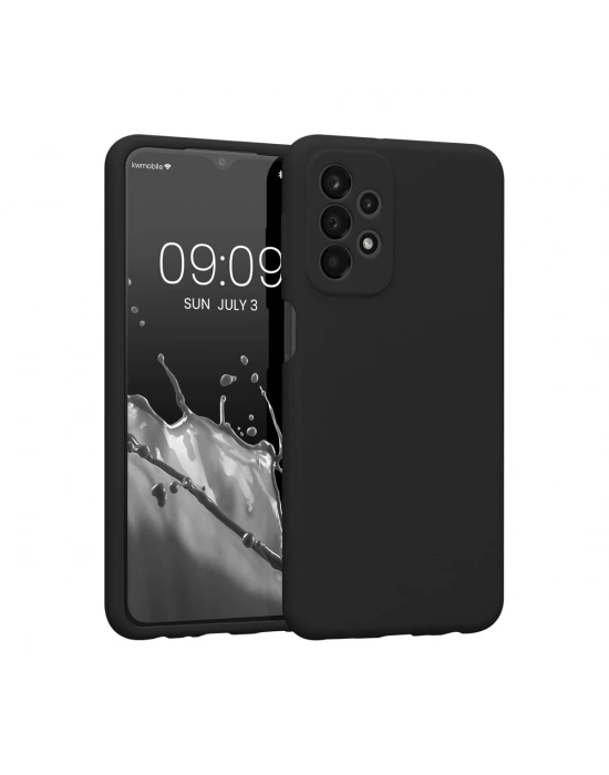 Newface Samsung Galaxy A73 5G Kılıf First Silikon - Siyah