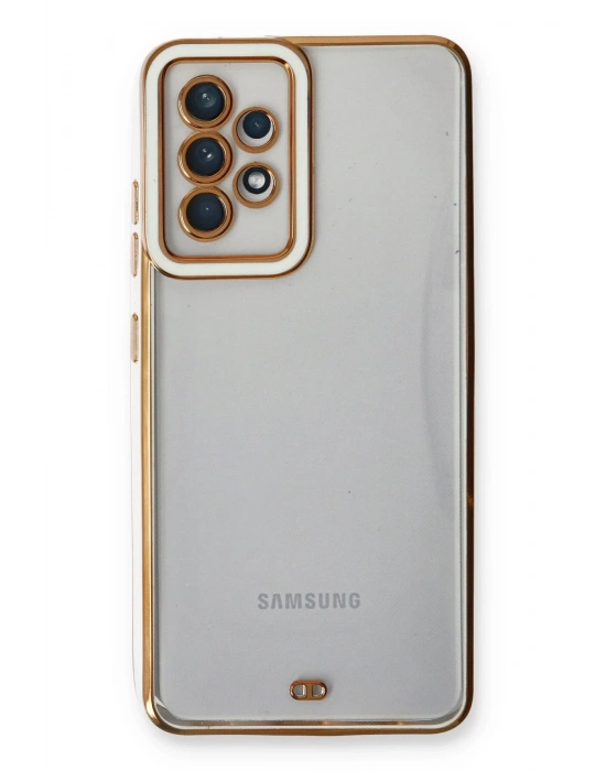 Newface Samsung Galaxy A73 5G Kılıf Liva Lens Silikon - Beyaz