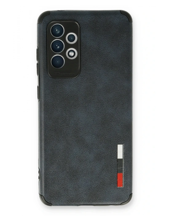 Newface Samsung Galaxy A73 5G Kılıf Loop Deri Silikon - Lacivert